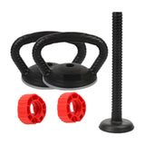 Maxbell Adjustable Kettlebell Handle Attachment Converter for Dumbbell to Kettlebell 2 Handle and 1 Bar