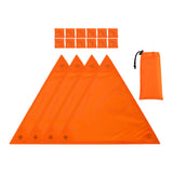 Maxbell Visibility Safety Blind Panel Strips Signs Set for Backpacking Tents Outdoor