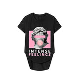 Maxbell Maxbell Women's T Shirt Summer Stylish Crewneck Shirt for Vacation Holiday Traveling XL