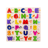 Maxbell Maxbell Wooden Alphabet Puzzle Gift Educational Toy for Ages 0-3 Years Children Kids