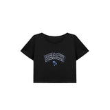 Maxbell Maxbell Women's Loose Crop Crewneck Tee for Sports Work Beach M