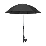 Maxbell Stroller Umbrella Modern Pushchair Parasol for Summer Walking Traveling Black