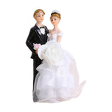 Maxbell Wedding Cake Toppers Bride and Groom Funny for Wedding Party Engagement Desk Style A