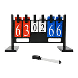 Maxbell Flip Number Score Board 4 digits Scorekeeper for Billiards Badminton Coaches