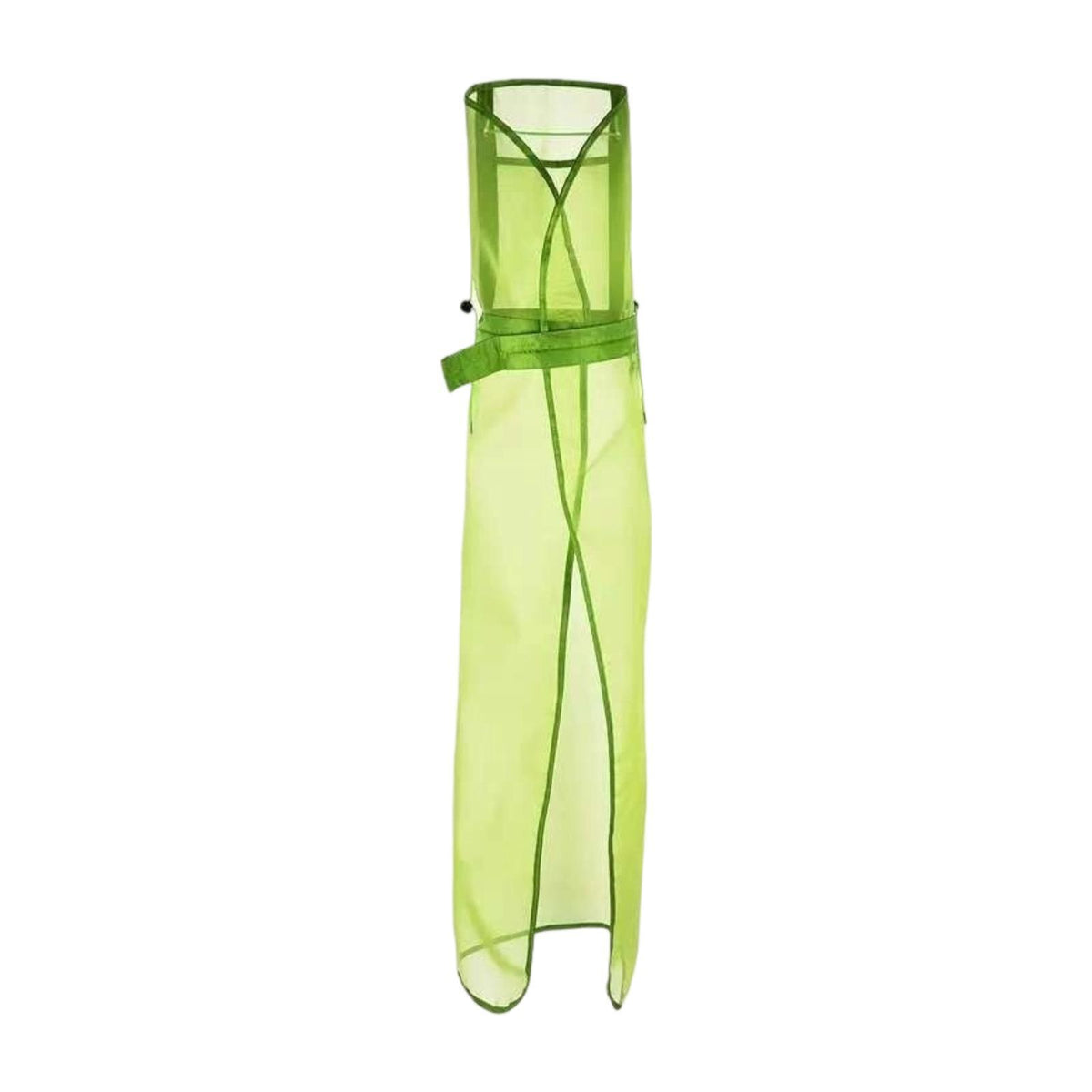 Maxbell Gardening Apron Supplies Mesh Fabric Work Apron for Planting Harvesting Work Green