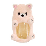 Maxbell Plush Photocard Holder Portable Protector Hanging Decoration Protective Case Fox