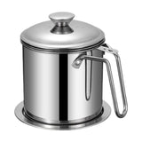 Maxbell Maxbell Bacon Grease Container with Strainer No Drip Leakproof Oil Strainer Pot 44oz Style A