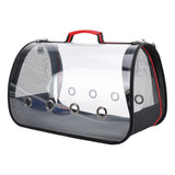 Maxbell Cat Carrier Zipper Closure Pet Handbag Folding for Camping Walking Shopping Red S