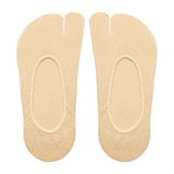 Maxbell 2xWomen 2 Toe Flip Flop Socks Women No Show Toe Socks for Loafer Shoes Sneaker Light Skin