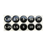Weight Stack Labels for Sporting Goods Resistance Trainers Fitness Equipment