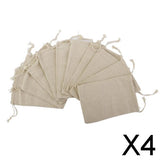 Maxbell 4x10x BUrlap Jute Drawstring Pouch Gift Bags Wedding Xmas Sack 8x10cm