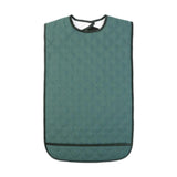 Maxbell Large Elder Bib Washable Reusable Practical Adult Bibs for Eating for Adults Green M