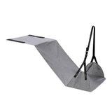 Maxbell Airplane Foot Hammock Premium Travel Foot Rest for Women Men Car Office Home Gray