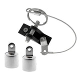 Maxbell Nylon Deck Hinge for Quick Release Pin Lanyard for 1" Eye End Cap