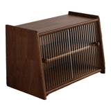 Maxbell Wooden Storage Cabinet with Sliding Door for Home Coffee Station Dining Room