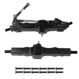 Maxbell 1:16 RC Car Front and Rear Axles Assembly Sturdy Spare Parts for WPL B24 B16 Black