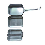 Maxbell Aluminum Bento Box Reusable Portable 3 in 1 Lunchbox for Work Camping Travel