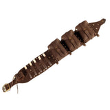 Maxbell Medieval Waist Belt Faux Leather Renaissance Accessories for Carnivals Party Brown