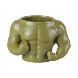Maxbell Ceramic Mug Ornament Coffee Mug for Hot or Cold Drink Beverage Men Green