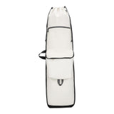 Maxbell Skateboard Backpack Travel Drawstring Closure for Outdoor Activities Fitness White