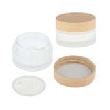 Maxbell Maxbell 2X Empty Refill Round Face Cream Bottles Lotion Cosmetics Container Jars 30g