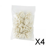 Maxbell 4xRubber Fingertips Protective Latex Finger Cots for Jewelry Cleaning Nail Art 200Pcs