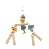 Maxbell Bird Parrot Chewing Swing Toys Rattan Ball String Cage Hanging Toys 9x30cm