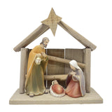 Maxbell Christmas Nativity Figurine Craft Holy Family Figurine for Indoor Home Decor