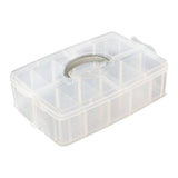 Maxbell Dog Shoes Storage Box Detachable Compartments Compact Shoe Storage Organizer 24.5x17x6cm