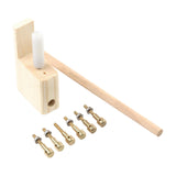Maxbell Guitar Bridge Pins Repair Set Professional Sturdy Enhances Soundboard Volume Copper bolt type