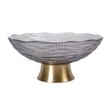 Maxbell 2pcs Glass Fruit Bowl Dish Desserts Snack Candy Bowl Kitchen Serving Trays