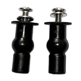 Maxbell 1 Pair Toilet Seat Screw and Bolt Kit High Reliability Sturdy Easily Install M5