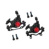 Maxbell Hydraulic Disc Brakes Set Line Pull for Mountain Bike Cycling Electric Bikes Black