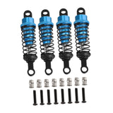 Maxbell 4 Pieces Hydraulic Shock Absorbers for RC Car Dampers Set for MN82 MN168 B14 Blue