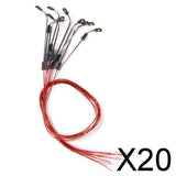 Maxbell 20x10 x Model Street Lamp Lights Single Head for Model Layout Train Scenery