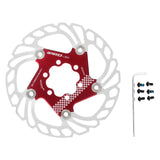 Maxbell Maxbell Bike Disc Brake Rotor Mountain Bicycle Mechanical Brake Rotor For Road MTB 160mm Red