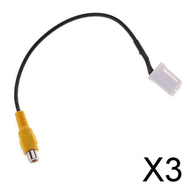 Maxbell 3xCar Auto Reverse Camera Video Cable Wire for      DVD w/ Navigation