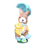 Maxbell Easter Bunny Figurine Decorative Standing Rabbit Statue for Lawn Shelf Patio Male Rabbit