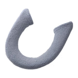 Maxbell Toilet Seat Cover Universal Washable Modern Pad for Dorm Household Farmhouse Deep Gray