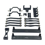 Maxbell 1/16 RC Car Upgrade Spare Kit Metal Steering Servo Mount for C64 RC Vehicles black