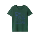 Maxbell Maxbell T Shirt for Women Summer Clothes Stylish Crewneck Tee for Trip Street Sports M Green