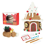 Christmas Crochet Kits Pendant DIY Crochet Doll Kits for Gift Patios Porches Xmas House