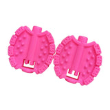 Maxbell 2Pcs Kids Bike Pedals Boys Girls Upgraded Parts Toddler Tricycle Foot Pedals Pink