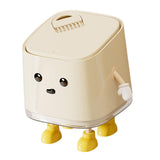 Maxbell Mini Desktop Trash Can Dustbin Small Trash Bin for Living Room Countertop RV standing