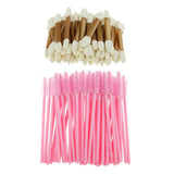 Maxbell Maxbell 50x Disposable Eyelash Extension Micro Brush Swab+50x Sponge Makeup Brushes
