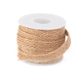 Maxbell 8xBurlap Hessian Woven Ribbon Rope Cord String Wedding Gift Bow Wrapping C