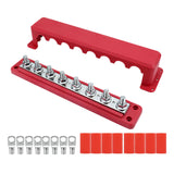 Maxbell Power Distribution Block Negative and Positive 300A for Boat Marine Car Red