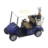 Maxbell Mini Golfcart Model Toy Golfcart Sculpture Ornament for Cake Toppers Gifts Blue