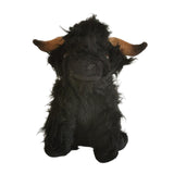 Maxbell Cow Plush Cattle Plush Figure Toy for Festival Children Toy black