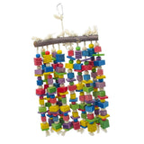 Maxbell 2pcs Bird Chew Toy Parrot Cage Hanging Toys For Parakeets Cockatiels Conures